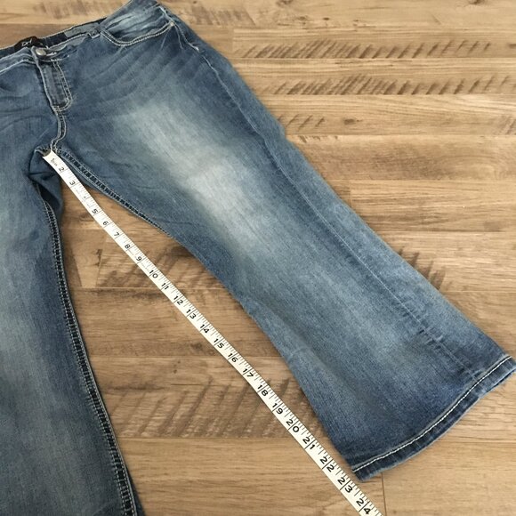 DH3 Mia Light Blue Denim Mid Rise Jeans For Women 16 - Picture 9 of 10